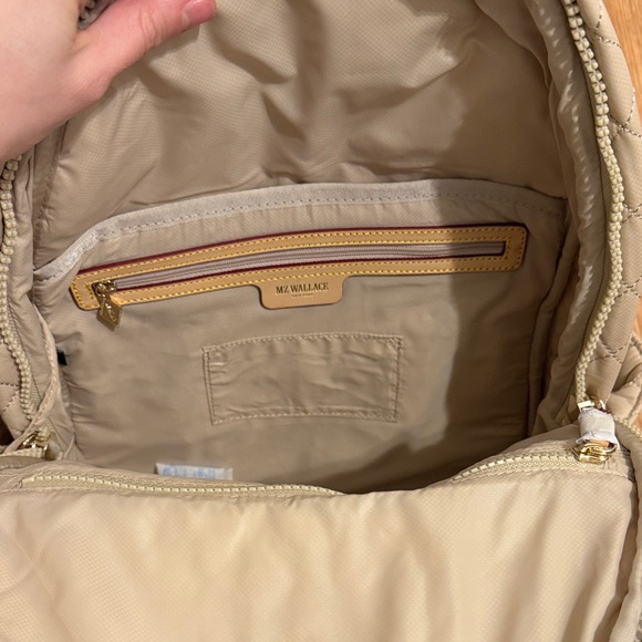NWT MZ Wallace Metro Backpack Deluxe, Buff - Picture 8 of 8
